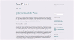 Desktop Screenshot of donfritsch.com